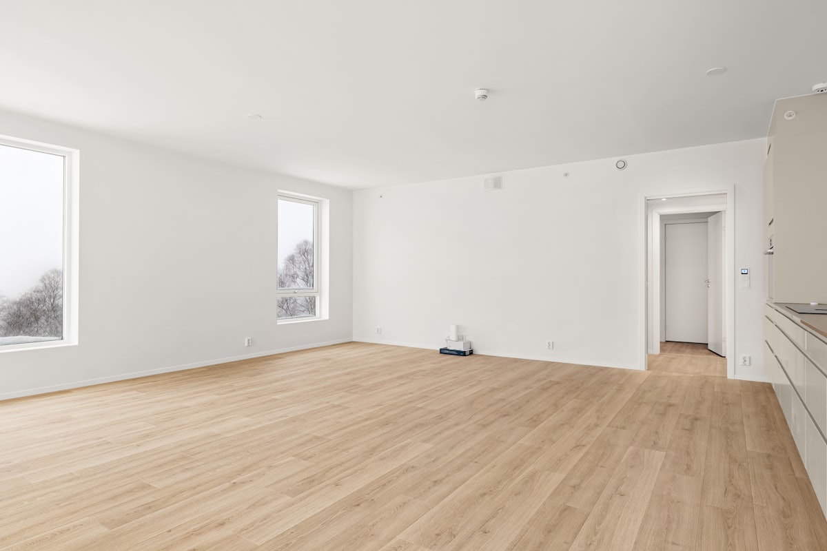 Emptied room after a full clearance