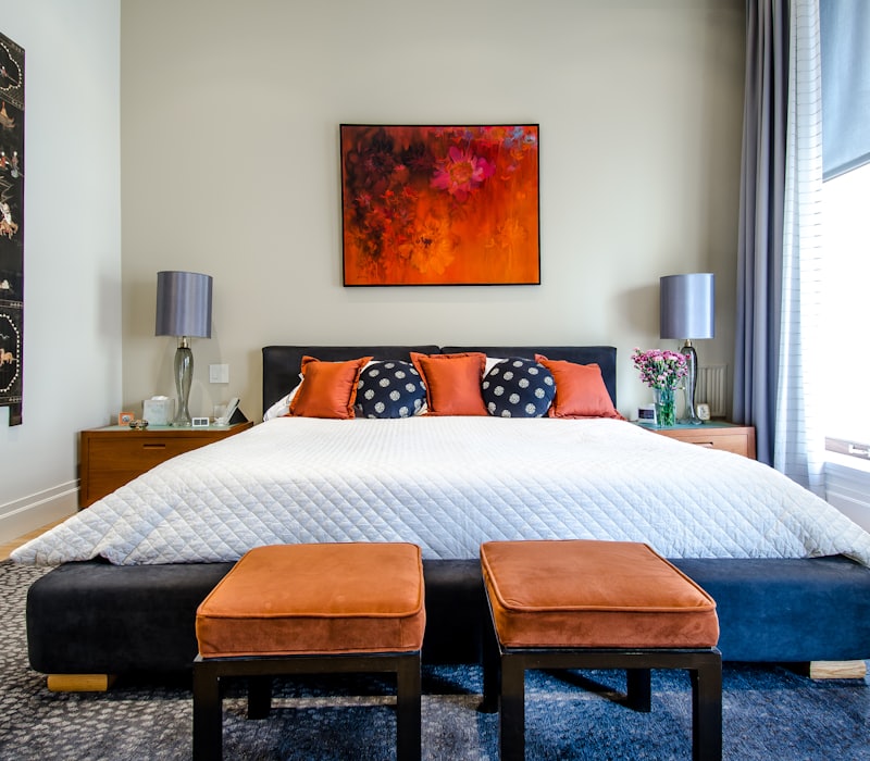 Fully furnished bedroom